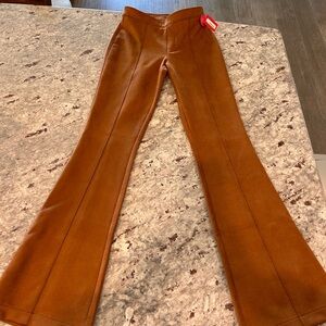 Women's Flared Spanx Suede Pants